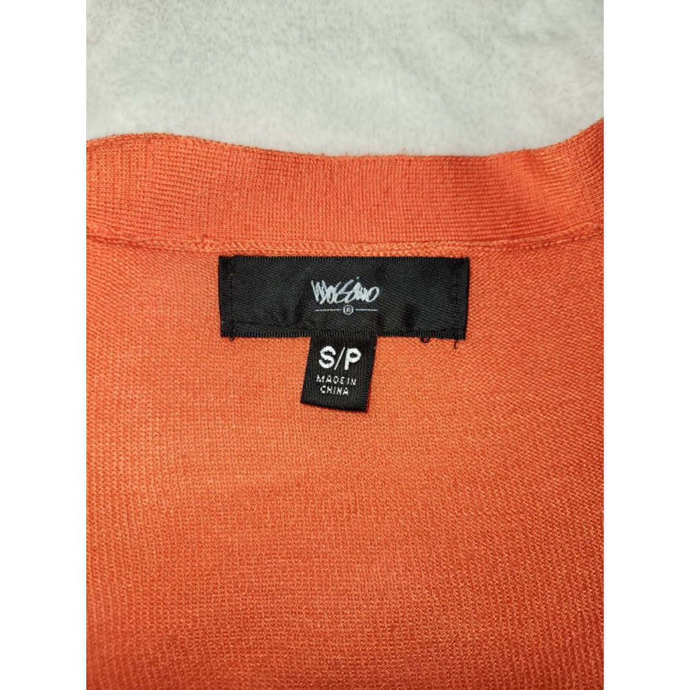 Women's Mossimo Orange Cardigan Size S - Picture 5 of 7